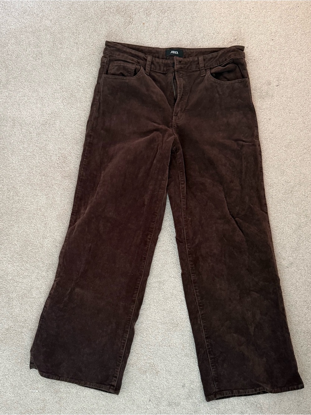 Just Black Brown Corduroy Pants